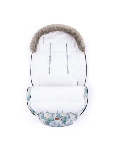 BN-534827,Petite&Mars - Sac de iarna impermeabil Comfy, 4 in 1, Cu blanita si interior din fleece, Universal, Pentru carucior, 1