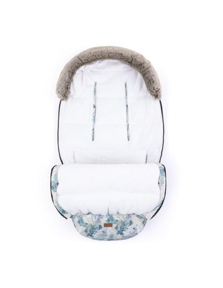 BN-534827,Petite&Mars - Sac de iarna impermeabil Comfy, 4 in 1, Cu blanita si interior din fleece, Universal, Pentru carucior, 1