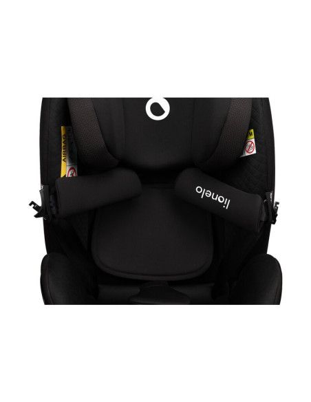 BN-LO-ANTOON_PLUS_BLACK_ONYX,Lionelo - Scaun auto I-size Antoon Plus, Pozitie de somn, Protectie laterala, Rotire 360 grade, 0-1