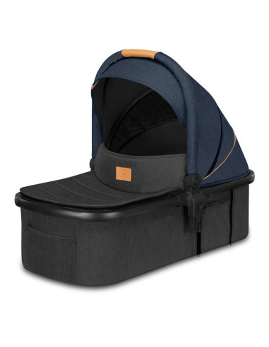 BN-LO-AMBER_2IN1_BLUE_NAVY,Lionelo - Carucior Amber, 2 in 1, Cadru aluminiu, Cu landou intarit si salteluta moale, Reversibil, M
