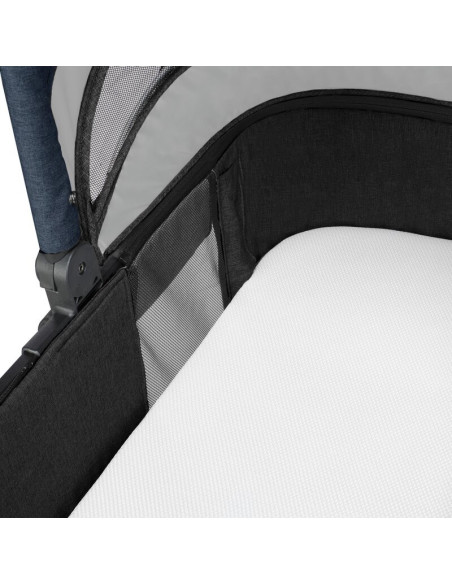 BN-LO-AMBER_2IN1_BLUE_NAVY,Lionelo - Carucior Amber, 2 in 1, Cadru aluminiu, Cu landou intarit si salteluta moale, Reversibil, M