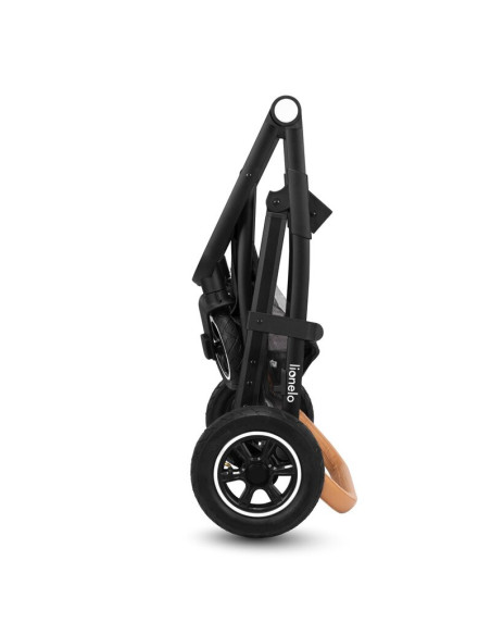 BN-LO-AMBER_2IN1_BLUE_NAVY,Lionelo - Carucior Amber, 2 in 1, Cadru aluminiu, Cu landou intarit si salteluta moale, Reversibil, M