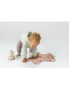 BN-LO-BAMBOO_BLANKET_PINK,Lionelo - Paturica multifunctionala de infasat, Din bambus, 100x75 cm, Roz