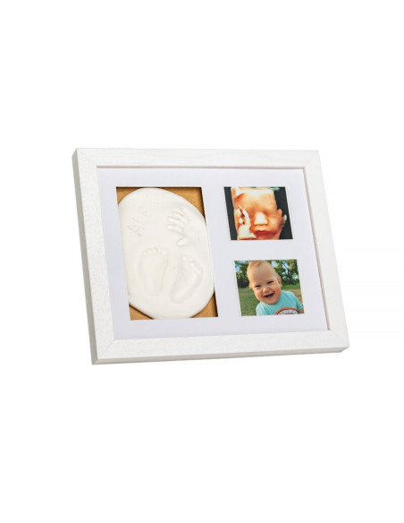 BN-5901436568445,Baby HandPrint - Kit mulaj cu dubla amprenta, Tiny Memories Frame, Cu rama foto, 10x15 cm, Non-toxic, Conform c