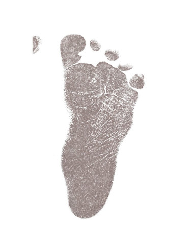 BN-5901436568452,Baby HandPrint - Kit amprente mulaj cu cerneala gri, Pentru manuta si piciorus, Tiny Memories Frame, 10x15 cm, 