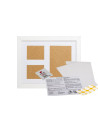 BN-5901436568452,Baby HandPrint - Kit amprente mulaj cu cerneala gri, Pentru manuta si piciorus, Tiny Memories Frame, 10x15 cm, 
