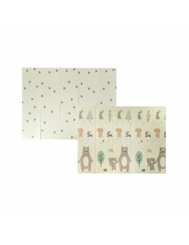 BN-48259,Covoras de joaca Magic Forest, Cu doua fete, Pliabil, Protectie imotriva loviturilor, Dimensiune mare, 200 x 150 cm, Cu