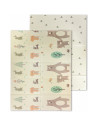 BN-48259,Covoras de joaca Magic Forest, Cu doua fete, Pliabil, Protectie imotriva loviturilor, Dimensiune mare, 200 x 150 cm, Cu
