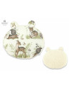 BN-6426972017305,MimiNu - Perna ergonomica Ursulet, Cu doua fete si cu doua urechi, Dimensiune 33x27 cm, Din tesatura imitatie d