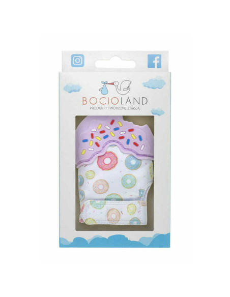 BN-BOC0500,Bocioland - Manusa bebelusi pentru dentitie, Din silicon, Purple