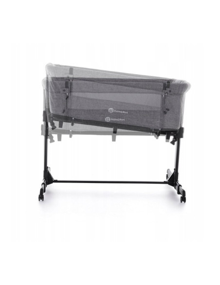 BN-924112,Petite&Mars - Patut co-sleeper Nextie 3 in 1, Cu setare unghiulara, Reglabil in 5 pozitii pe inaltime, Tranformabil in