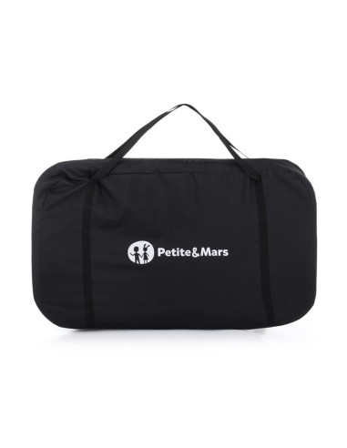 BN-924112,Petite&Mars - Patut co-sleeper Nextie 3 in 1, Cu setare unghiulara, Reglabil in 5 pozitii pe inaltime, Tranformabil in