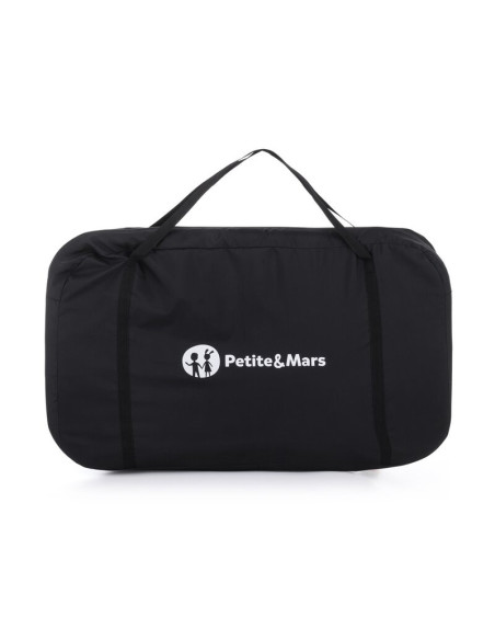 BN-924112,Petite&Mars - Patut co-sleeper Nextie 3 in 1, Cu setare unghiulara, Reglabil in 5 pozitii pe inaltime, Tranformabil in