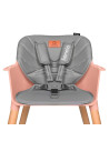 BN-LO-KOEN_PINK_ROSE,Lionelo - Scaun de masa din fag Koen, 2 in 1, Transformabil, Sustine 30 kg, 6 luni+, Conform cu standardul 