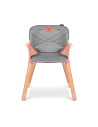 BN-LO-KOEN_PINK_ROSE,Lionelo - Scaun de masa din fag Koen, 2 in 1, Transformabil, Sustine 30 kg, 6 luni+, Conform cu standardul 