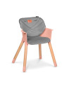 BN-LO-KOEN_PINK_ROSE,Lionelo - Scaun de masa din fag Koen, 2 in 1, Transformabil, Sustine 30 kg, 6 luni+, Conform cu standardul 