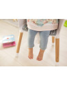 BN-LO-KOEN_PINK_ROSE,Lionelo - Scaun de masa din fag Koen, 2 in 1, Transformabil, Sustine 30 kg, 6 luni+, Conform cu standardul 