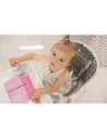 BN-LO-KOEN_PINK_ROSE,Lionelo - Scaun de masa din fag Koen, 2 in 1, Transformabil, Sustine 30 kg, 6 luni+, Conform cu standardul 