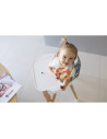 BN-LO-KOEN_PINK_ROSE,Lionelo - Scaun de masa din fag Koen, 2 in 1, Transformabil, Sustine 30 kg, 6 luni+, Conform cu standardul 