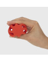 BN-NV06002RED,Nuby - Minge pliabila pentru dentitie, Din silicon, 3 luni+, Rosu