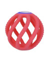 BN-NV06002RED,Nuby - Minge pliabila pentru dentitie, Din silicon, 3 luni+, Rosu