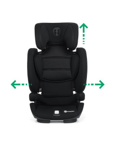 BN-950869,Petite&Mars - Scaun auto, Cu isofix, 15-36 kg, 4 Pozitii de reglare a spatarului, Elite-size, Conform cu standardul eu