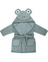 BN-36615,Halat de baie cu urechi Frog, Cu buzunare, Cu cordon, Bubaba, 2 - 4 ani, Marime 98/104, Green