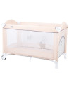 BN-45821,Patut pliant cu un nivel, Ballon, Cu intrare laterala cu fermoar, 2 roti, 120x60 cm, Conform cu standardul european de 