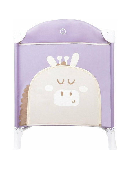 BN-45838,Patut pliant cu un nivel, Ballon, Cu intrare laterala cu fermoar, 2 roti, 120x60 cm, Conform cu standardul european de 