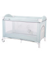BN-45845,Patut pliant cu un nivel, Ballon, Cu intrare laterala cu fermoar, 2 roti, 120x60 cm, Conform cu standardul european de 