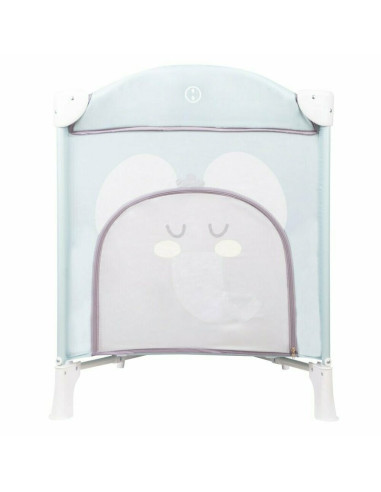 BN-45845,Patut pliant cu un nivel, Ballon, Cu intrare laterala cu fermoar, 2 roti, 120x60 cm, Conform cu standardul european de 