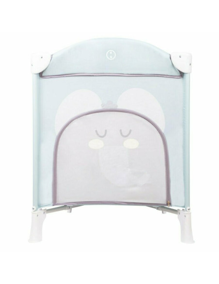 BN-45845,Patut pliant cu un nivel, Ballon, Cu intrare laterala cu fermoar, 2 roti, 120x60 cm, Conform cu standardul european de 