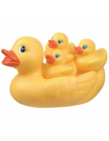 BN-822020,Set de joaca de baie, Ratusca cu trei bococi, Fara gauri, Playgro