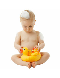 BN-822020,Set de joaca de baie, Ratusca cu trei bococi, Fara gauri, Playgro 2