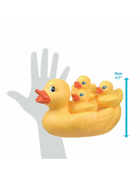 BN-822020,Set de joaca de baie, Ratusca cu trei bococi, Fara gauri, Playgro