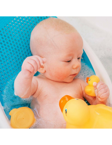 BN-822020,Set de joaca de baie, Ratusca cu trei bococi, Fara gauri, Playgro