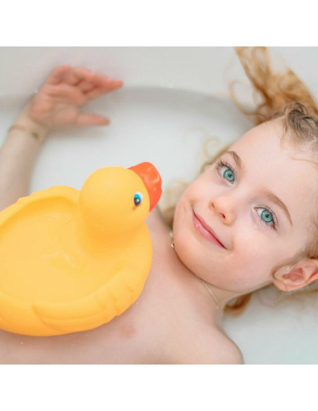 BN-822020,Set de joaca de baie, Ratusca cu trei bococi, Fara gauri, Playgro