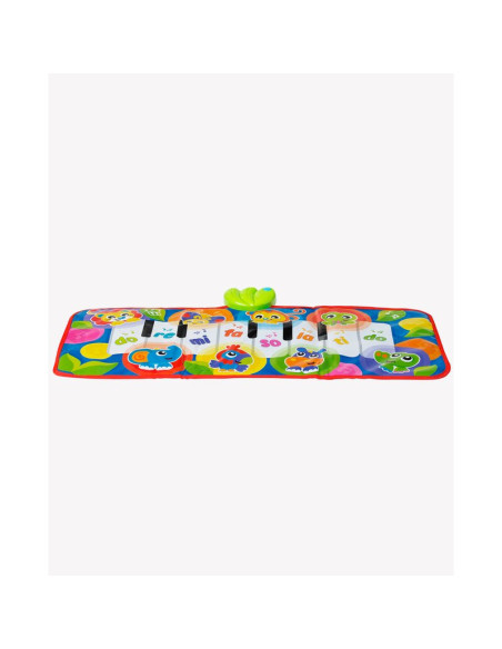 BN-820901,Salteluta pentru bebelusi, Pian de Jucarie, Jumbo Jungle Musical, 79 cm, Cu 8 melodii, Playgro