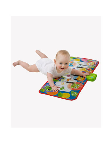 BN-820901,Salteluta pentru bebelusi, Pian de Jucarie, Jumbo Jungle Musical, 79 cm, Cu 8 melodii, Playgro