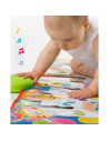 BN-820901,Salteluta pentru bebelusi, Pian de Jucarie, Jumbo Jungle Musical, 79 cm, Cu 8 melodii, Playgro
