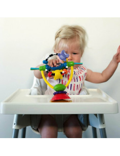 BN-64177,Jucarie pentru scaunul de masa, Cu ventuza, Cu activitati, Rotativa, High chair Spinning Toy, 19.5 cm, Playgro 2