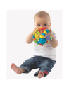 BN-64180,Minge cu activitati pentru bebelusi, Cu margele de dentitie, Cu oglinda, Play And Learn Ball, 14 Cm, Playgro