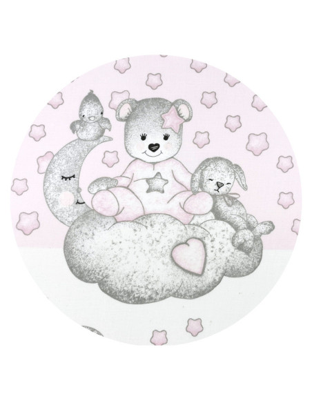 BN-6426972018371,Qmini - Prosop mare cu gluga, Dimensiune 100x100 cm, Din bumbac si thermo fleece, Materiale certificate Oeko Te