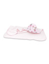BN-6426972018388,Qmini - Prosop mare cu gluga, Dimensiune 100x100 cm, Din bumbac si thermo fleece, Materiale certificate Oeko Te