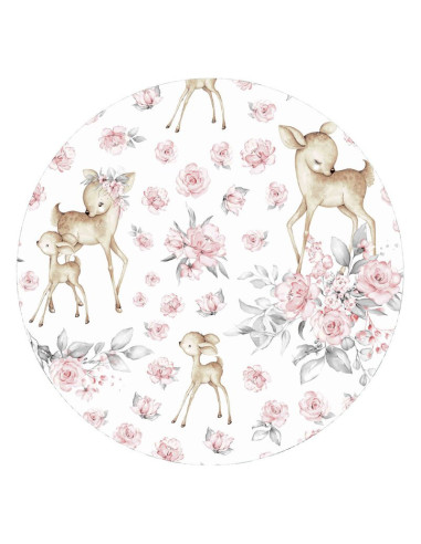 BN-6426972017589,MimiNu - Cearceaf cu elastic pentru patut co-sleeper, Vera, Dimensiune 89 x 51 cm, Din bumbac certificat Oeko T