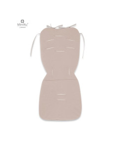 BN-6426972017732,MimiNu - Salteluta pentru carucior, Reversibila, Cu doua fete, Din catifea matlasata si bumbac, Materiale certi 2