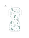 BN-6426972017787,MimiNu - Salteluta pentru carucior, Reversibila, Cu doua fete, Din catifea matlasata si bumbac, Materiale certi