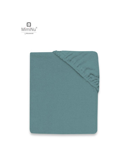 BN-6426972018098,MimiNu - Cearceaf cu elastic pentru patut 120X60 cm, Din terry, Material certificat Oeko Tex Standard 100, Nepa