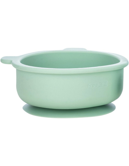 BN-46316,Bol din silicon fara BPA, Cu ventuza, 6 luni +, Conform cu standardul european de securitate EN14372:2004, FreeON, Bear