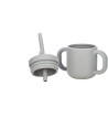 BN-46347,Cana din silicon fara BPA, Cu manere, Cu pai, 6 luni+, Conform cu standardul european de securitate EN 14350:2020, Free